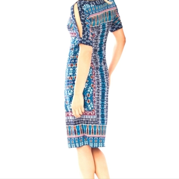 Chico's Dresses & Skirts - Cold Shoulder Geometric Print Dress